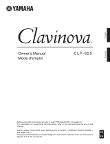 Yamaha CLP- 625 Clavinova El kitabı