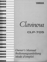 Yamaha CLP-705 El kitabı