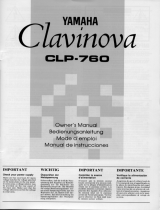 Yamaha CLP-760 El kitabı