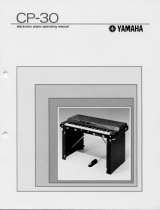 Yamaha CP-30 El kitabı