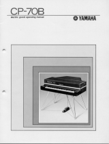 Yamaha CP-80 El kitabı