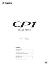 Yamaha CP1 Veri Sayfası
