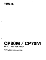 Yamaha CP70M El kitabı