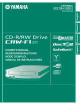 Yamaha CRW-F1DX El kitabı