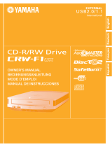 Yamaha CRW-F1UX Kullanım kılavuzu