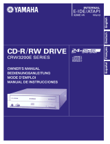 Yamaha CRW3200E Kullanım kılavuzu