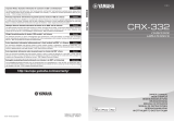 Yamaha CRX-332 El kitabı