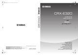 Yamaha CRX-E320 El kitabı