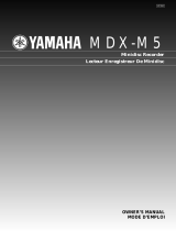 Yamaha MDX-M5 El kitabı