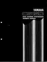 Yamaha CS15D Kullanım kılavuzu