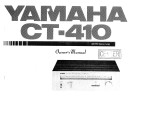Yamaha CT-410 El kitabı