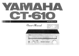 Yamaha CT-610 El kitabı