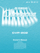Yamaha Clavinova CVP-202 El kitabı
