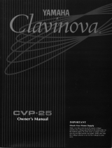 Yamaha CVP-25 El kitabı