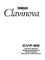 Yamaha CVP-89 Kullanım kılavuzu