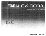 Yamaha CX-600/U El kitabı