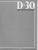 Yamaha D-30 El kitabı