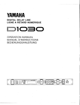 Yamaha D1030 El kitabı