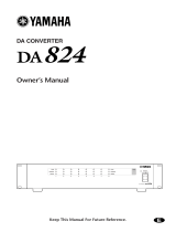Yamaha DA824 Kullanım kılavuzu