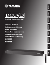 Yamaha DCU5D El kitabı