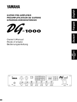 Yamaha DG-1000 Kullanım kılavuzu
