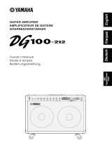 Yamaha DG100-212 Kullanım kılavuzu