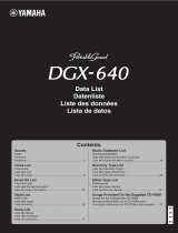 Yamaha DGX-640 Veri Sayfası