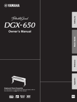 Yamaha DGX-640 El kitabı