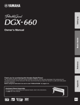 Yamaha DGX660B Kullanım kılavuzu