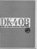 Yamaha Electone DK-40B Series Kullanım kılavuzu