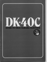 Yamaha DK-40C El kitabı