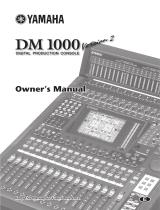 Yamaha DM1000 Kullanım kılavuzu