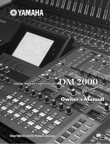 Yamaha DM2000 Kullanım kılavuzu