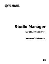 Yamaha DM2000 El kitabı