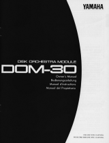 Yamaha DOM-30 El kitabı
