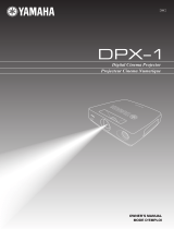 Yamaha DPX-1 El kitabı