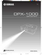 Yamaha DPX-1000 El kitabı