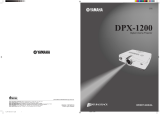 Yamaha DPX-1200 El kitabı