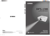 Yamaha DPX-1300 El kitabı