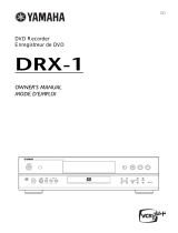 Yamaha DRX-1 Kullanım kılavuzu