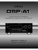 Yamaha DSP-A1 Kullanım kılavuzu