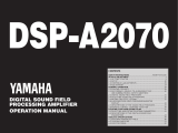Yamaha DSP-A2070 El kitabı