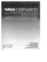 Yamaha DSP-A500 El kitabı