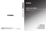 Yamaha DSP-AX3200 El kitabı