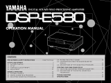 Yamaha DSP-E580 El kitabı