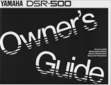 Yamaha DSR-500 El kitabı