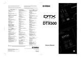 Yamaha DTX500 El kitabı