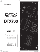 Yamaha DTX700 Kullanım kılavuzu