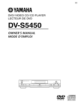 Yamaha DVS5450 El kitabı