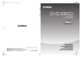 Yamaha DVD-E600 El kitabı